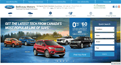 Desktop Screenshot of belliveaumotorsford.com
